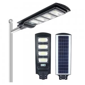  170lm/w Solar Powered LED Street Lights 60watt 90watt 200watt Outdoor Parking Lot With Inbuilt Lithium Ion Battery Manufactures