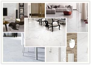  Anti Bacterial Carrara Marble Ceramic Tile With Fine Air Permeability Manufactures