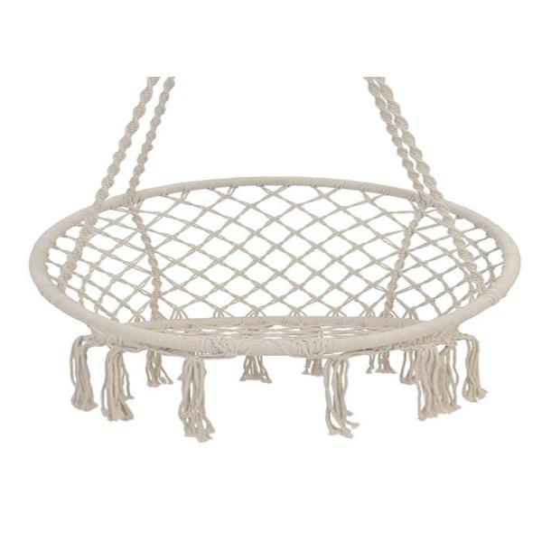 Custom Cotton Hammock With Net Outdoor Garden Patio Swing Hanging Chair