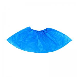  PE CPE Plastic Disposable Shoe Covers Boot Protector Waterproof Anti - Skidding Manufactures