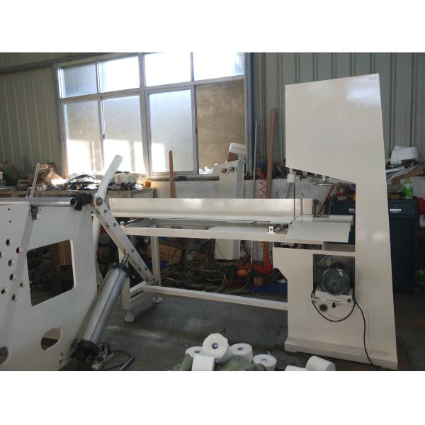 Easy Operate Toilet Paper Roll Cutting Machine Maxi Toilet Paper Slitting Machine 30-60 rolls /min