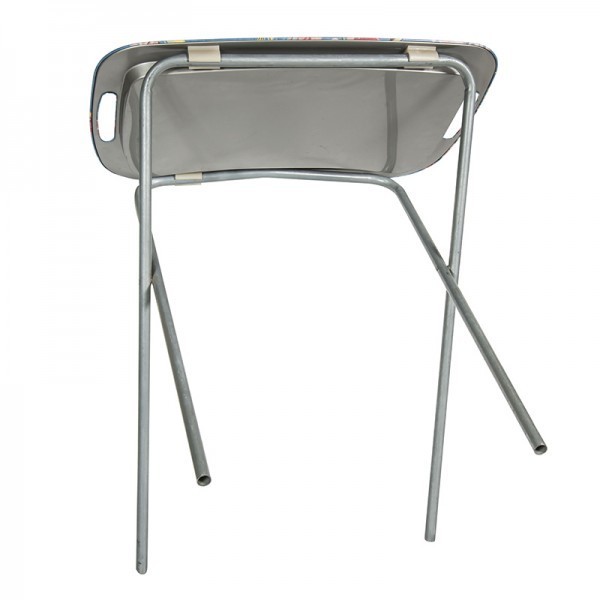 DADI Offset Printing Tinplate Metal Tin Tray Foldable Stand Painted Tin Serving Trays