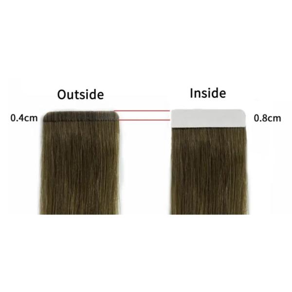 Seamless Invisible Virgin Hair Tape in Extensions Russian Genius Weft Hair Extensions US