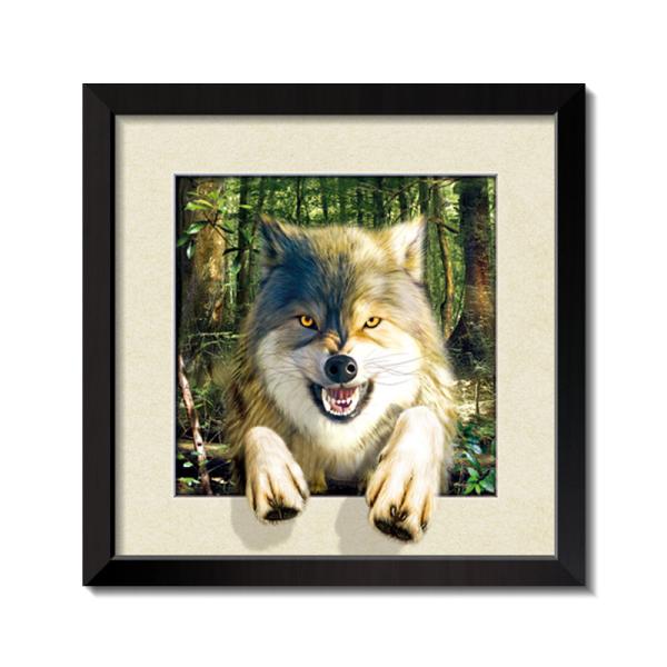 5D Natural Flowers 40 x 40cm Poster Custom Lenticular Printing For Home Hanging