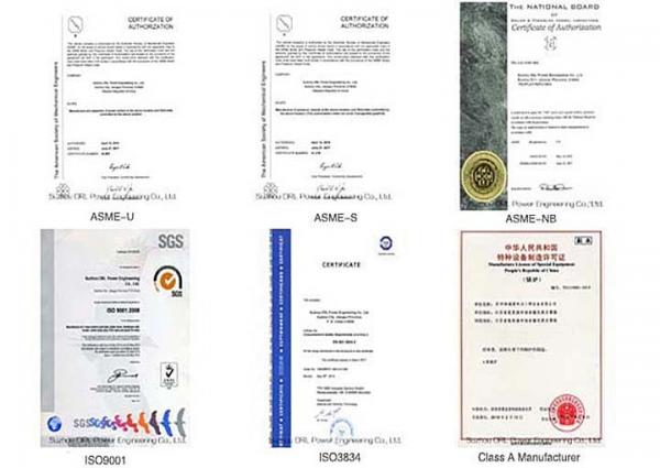 Mining Industry Electrical Water Boiler Mud Drum ISO9001 ASME / EN Passed