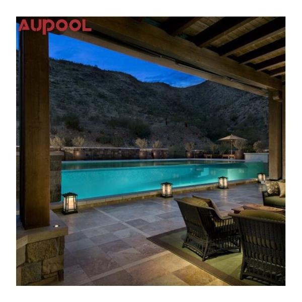 High Surface Hardness Acrylic Glass Swimming Pool in Prefabricated Shipping Container