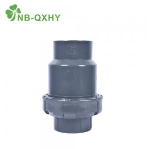 China 1/2-4 Plastic PVC One Way Flow Check Valve for Ordinary Temperature Water Industrial on sale