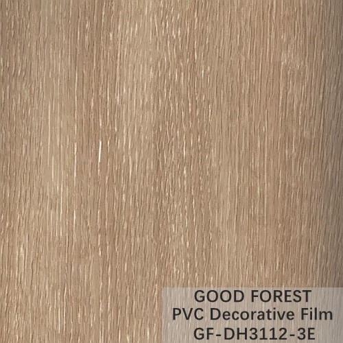 Flowability PVC Decorative Film Scratch Resistance Wooden Grain