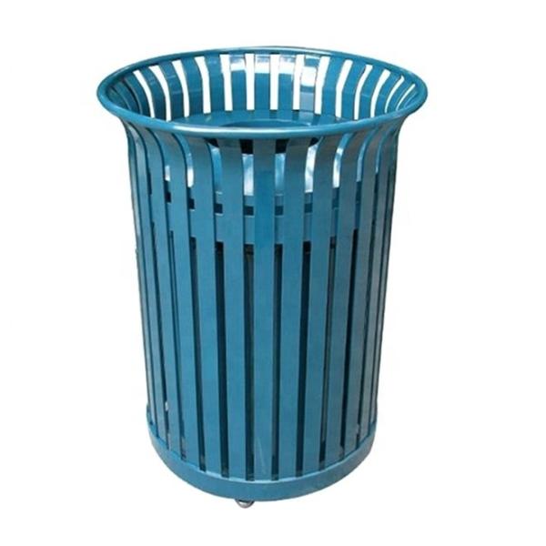 Public Round Outdoor Cigarette Ashtray Flanged Surface Mounted Type