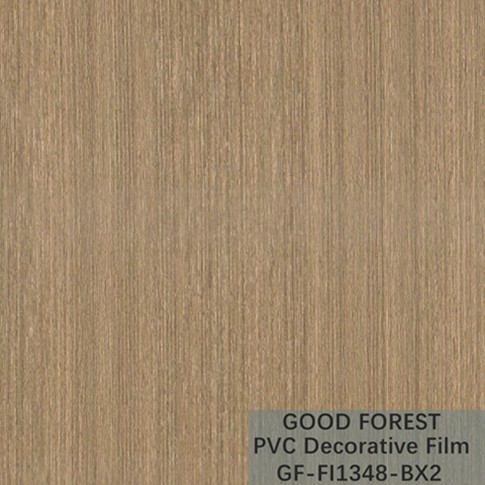 Flowability PVC Decorative Film Scratch Resistance Wooden Grain
