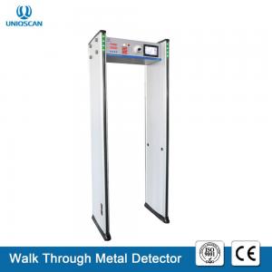 China 6 Detecting Zones Body Scanner Door Walk Through Metal Detector With Two Adjustable Infrared CCTV Cameras on sale