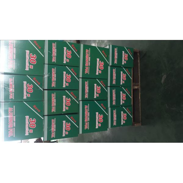 Disposable Household Aluminium Foil 10mic - 25mic Thickness Silver Color