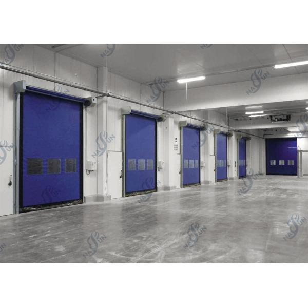 Anti Collision Industrial High Speed Door Flexible Pvc Roll Up Doors