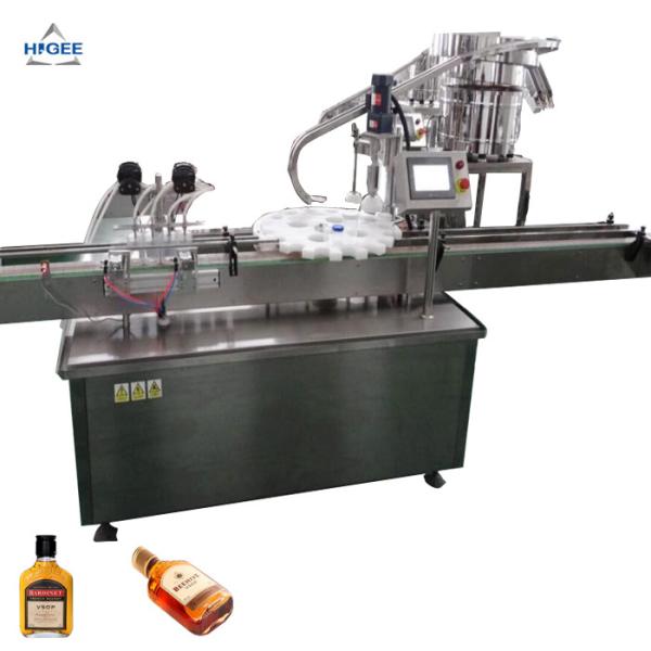 Higee alcohol bottles filling machine whiskey bottling machine spirit bottling machine
