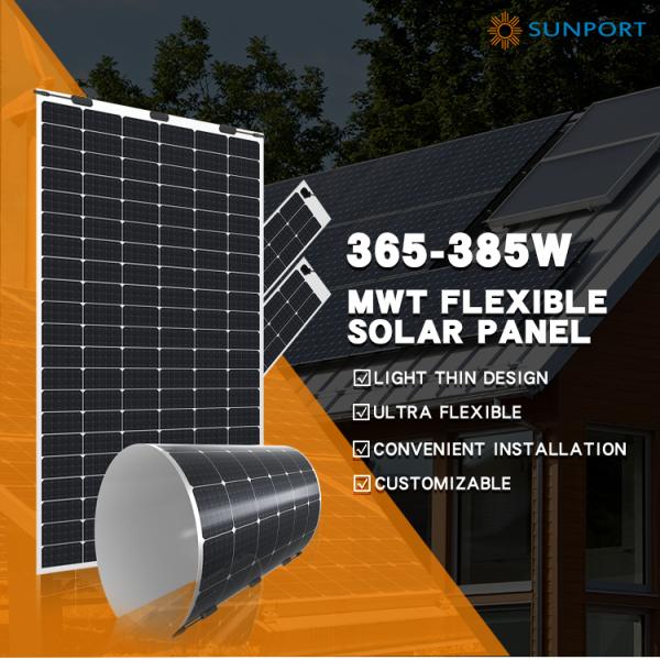 Sunport Lightweight Solar Panels For Roof Flexible