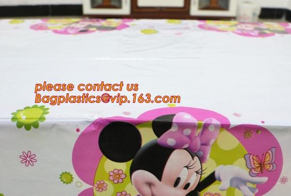 Disposable Tablecloths Plastic Tablecloths Thicken Tablecloths White Film Transparent Waterproof Table Cloth BAGEASE