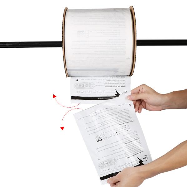 Customized LDPE Pre Opened Bags On Rolls Use For Filling Machine