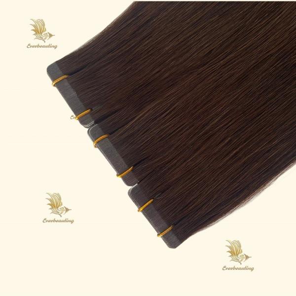 Blonde Color Raw Hair Tape in Hair Extensions Shedding No Customization Customized Request