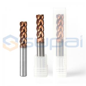  High Hardness Square End Mill For Carbon Steel / Alloy Steel / Cast Iron Manufactures