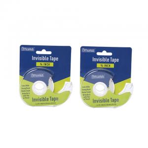  BOPP Crystal Clear Stationery Tape With Dispenser For Office School Manufactures