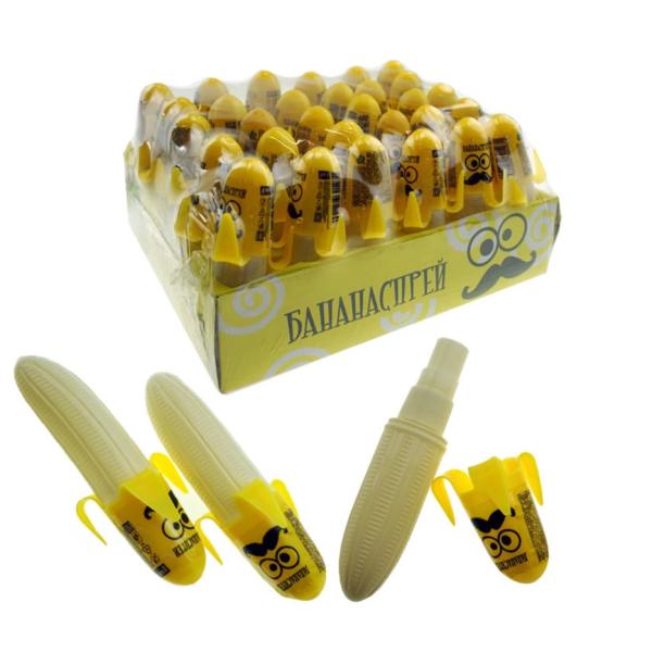 OEM / ODM Liquid Banana Spray Candy 18ml Magic Fruit Flavored For Supermarket