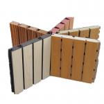 Sound Absorbing Wooden Grooved Acoustic Panel / Decorative Wall Board for Music