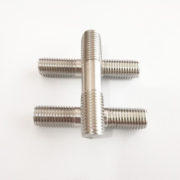 M10 0.3 Meter Length 70-900mm Double End Threaded Rod Connect Nuts / Washer