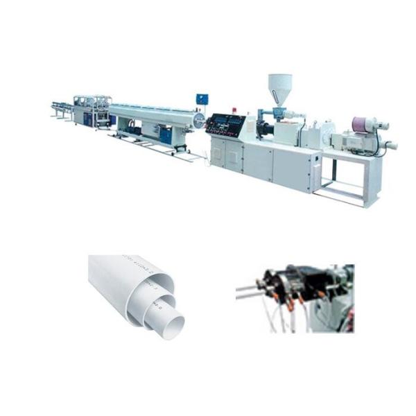 PVC Plastic Pipe Extrusion Line / Conduit Pipe Production Line Machinery