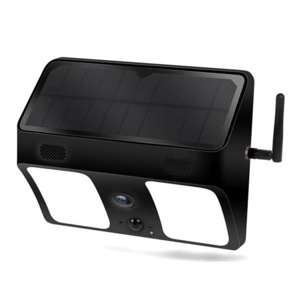 Outdoor HD 1080P WIFI LED Floodlight Camera / Ip66 Waterproof IP Camera PIR Motion