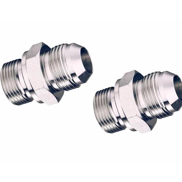 Stainless Steel Hydraulic SAE Adapter Jic Male Straight Hose Connector 37 Degree Flared Tube Fittings 2403/1j Adapt