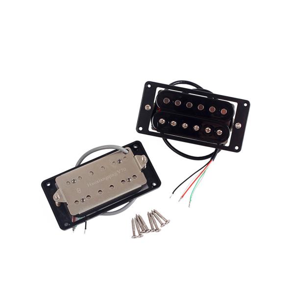 Excellent Sound Humbucker Pickup Set Dual Coil N8.8K/B9.2K Output With 5 Conductor Wires