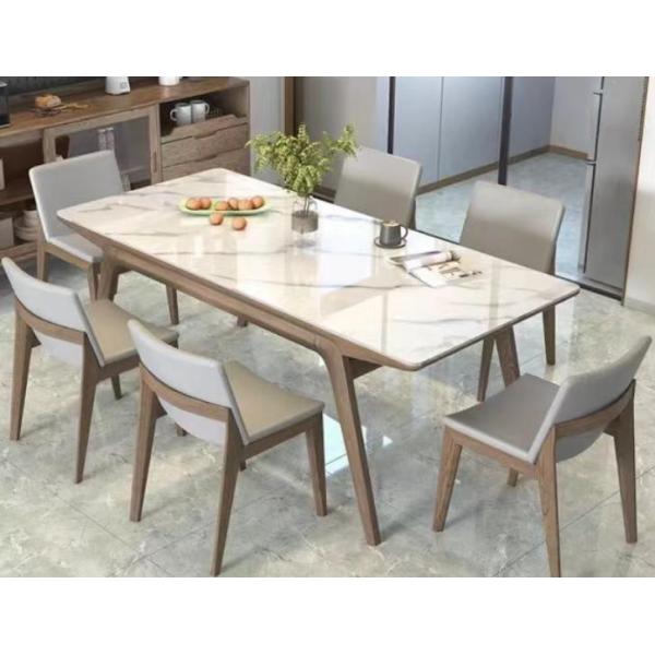 Modern Style Light Luxury Rock Slab Dining Table