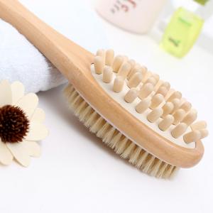  Wooden Long Handle Body Brushes Natural Bristles Brushes Manufactures