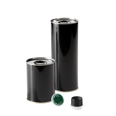 DADI Round 1000ml Olive Oil Can 1liter Circular Tin Containers For Edible Oil