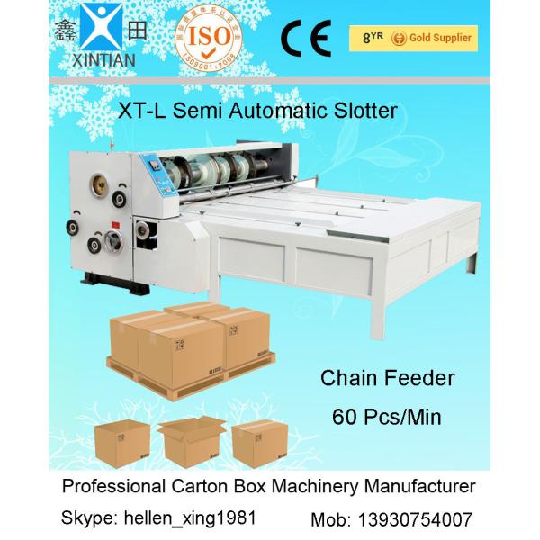 Grinded Surface Pumping Corrugated Carton Paper Plate Making Machine Of Slotting