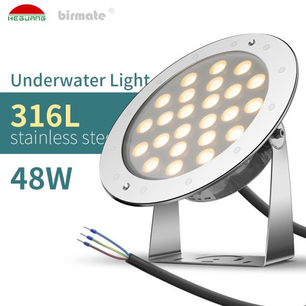 IK10 48W Led Swimming Pool Light IP68 Waterproof VDE PAR56