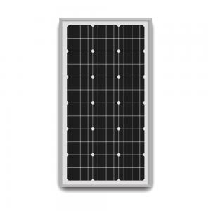  White Frame Monocrystalline Solar Panel , 12V 80W Solar Panels For RV Roof Manufactures