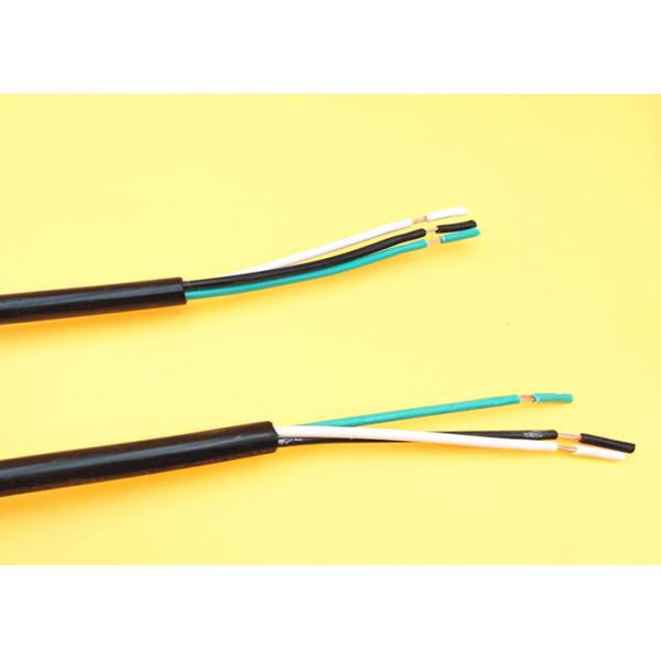 Right Angle Power Mechanical Cable Assemblies , 3*18awg Cable Harness Assembly