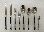 Stainless Steel Flatware Sets of 13 Pieces Black-Plated Handles Knives Forks