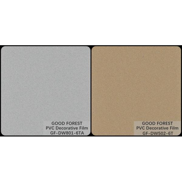OEM PVC Decorative Film Grain PVC Blister Film Silver Paint Type