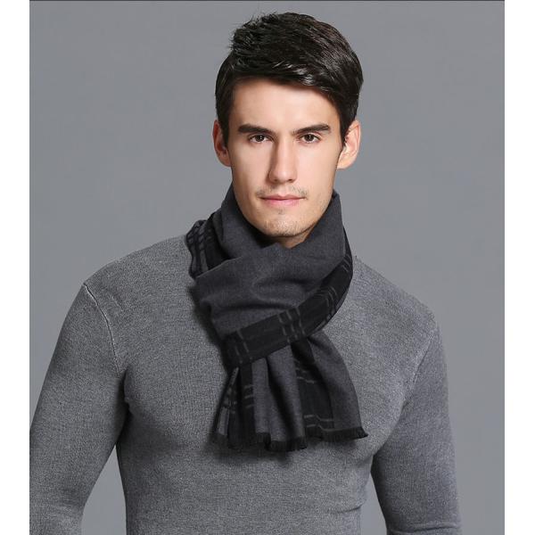 silk and viscose blended scarf 2019 High Quality Viscose Scarf Pashmina Shawl Scarf Factory  Mens Winter Scarf