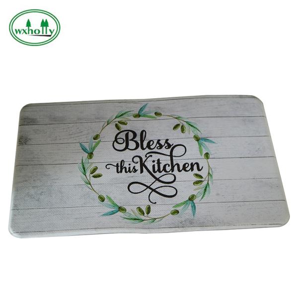 Custom Oil Proof Kitchen Floor Washable Anti Fatigue Mat