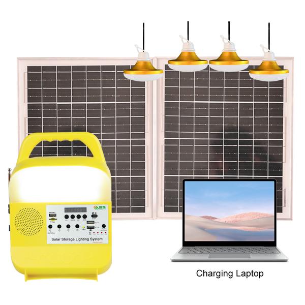 Portable Camping Generator With Type C Mobile Charge Port Solar Systems 45W 16V