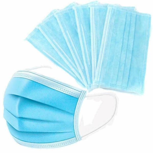 Personal Care 3 Ply Disposable Mask , Non Woven Fabric Mask For Food Industry