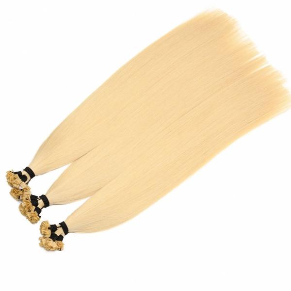 Straight Style Light Color 1g/strand Flat Tip Keratin Hair Extensions for Human