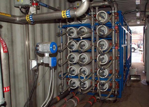 PLC Control Industrial Reverse Osmosis Water Filter System Stainless Steel