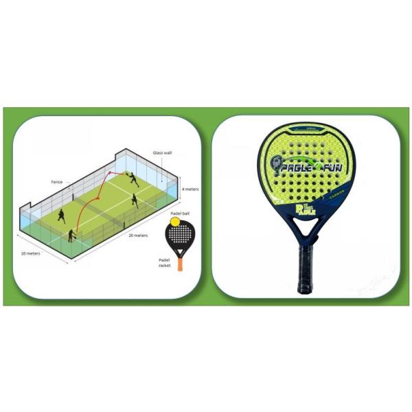 Custom Palas De Padel Hard EVA  Diamond Shaped Raquete Beach Tennis