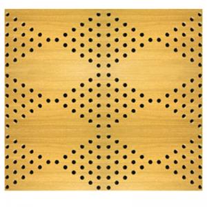 China Veneer Surface Solid Perforated Wood Acoustic Panels Classroom Wood Wall Paneling Sheets on sale