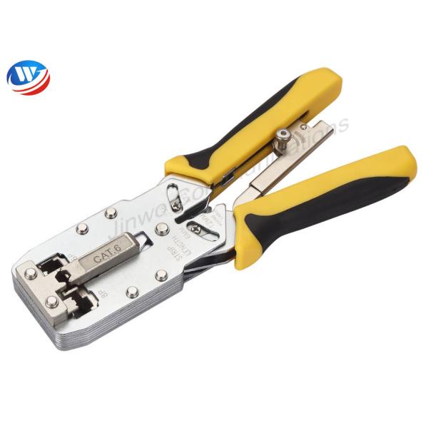 RJ11 RJ12 Cat6 Cable Crimping Tool RJ45 Pass Through Connector Crimper