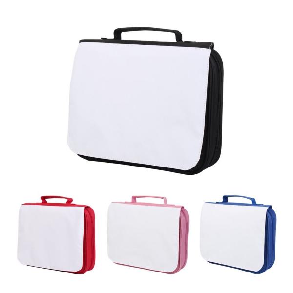 600D Polyester Sublimation Bible Bag Portable Briefcase Multifunctional Book Storage Bag For Heat Transfer